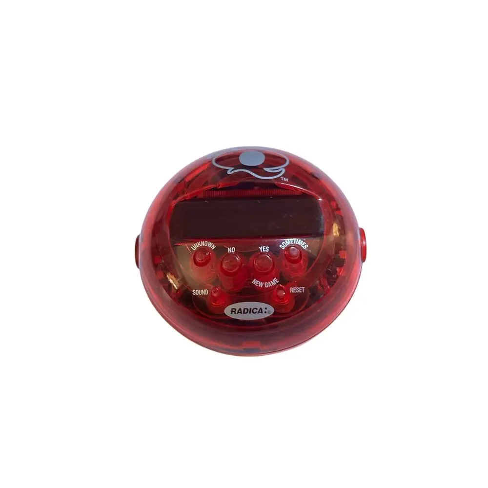 Radica 20Q Electronic Handheld Game - Red